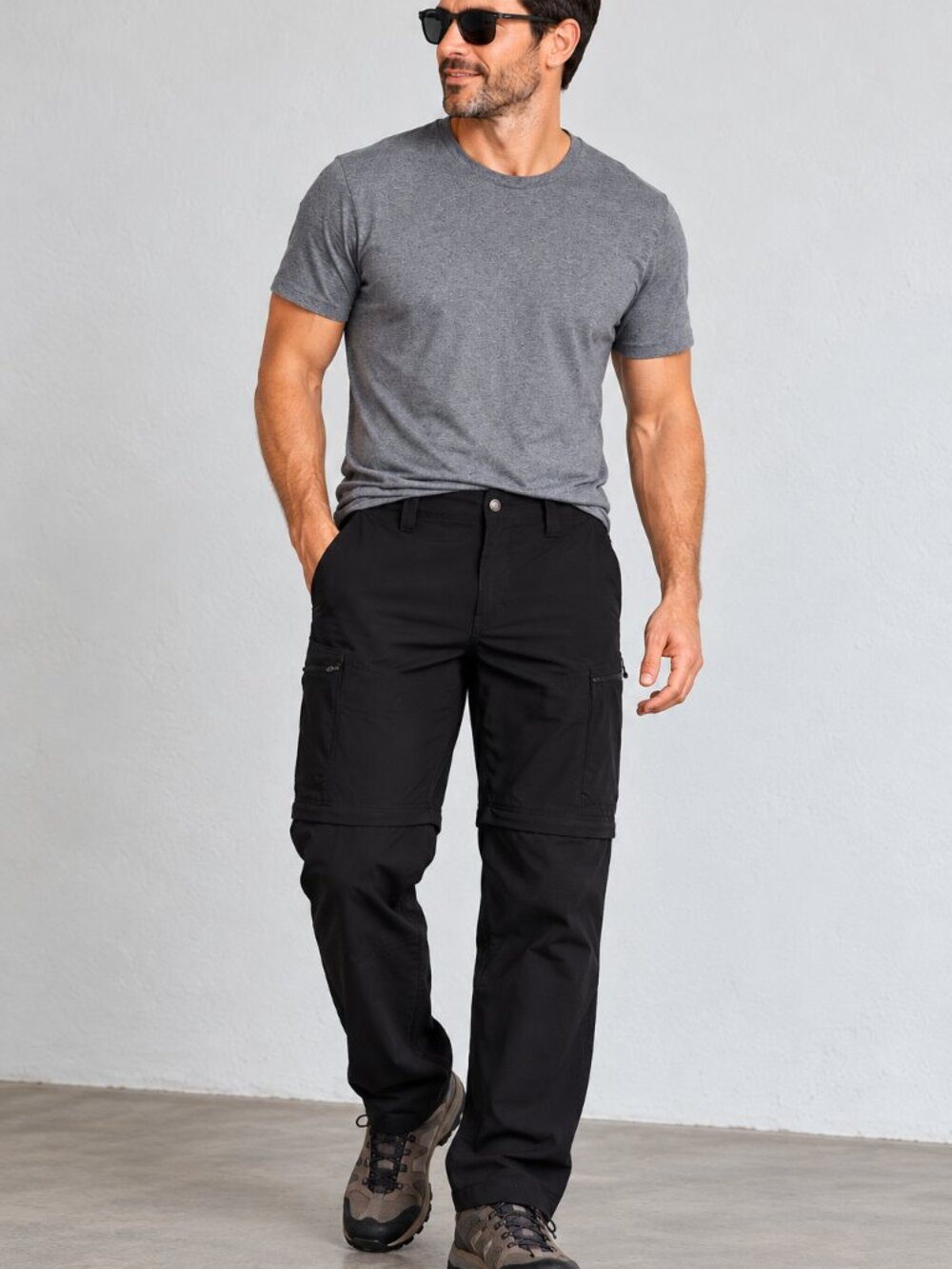 5.11 Tactical Convertible Pants Mens 34x30 Black Zip Off Cargo Hiking Outdoor